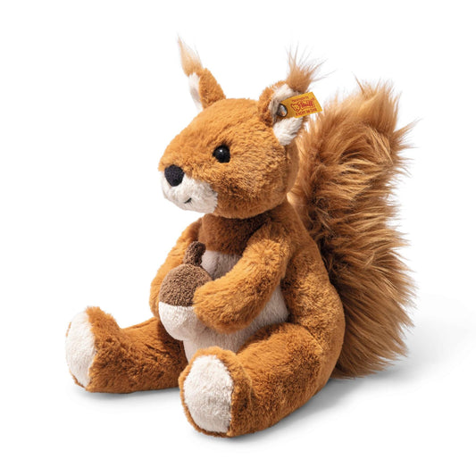 Soft Cuddly Friends Phil Eichhörnchen 20cm, rotbraun sitzend, Glazed Ginger